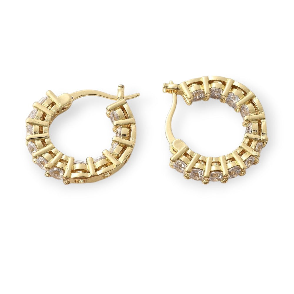 Raye Huggie Hoops | Gold
