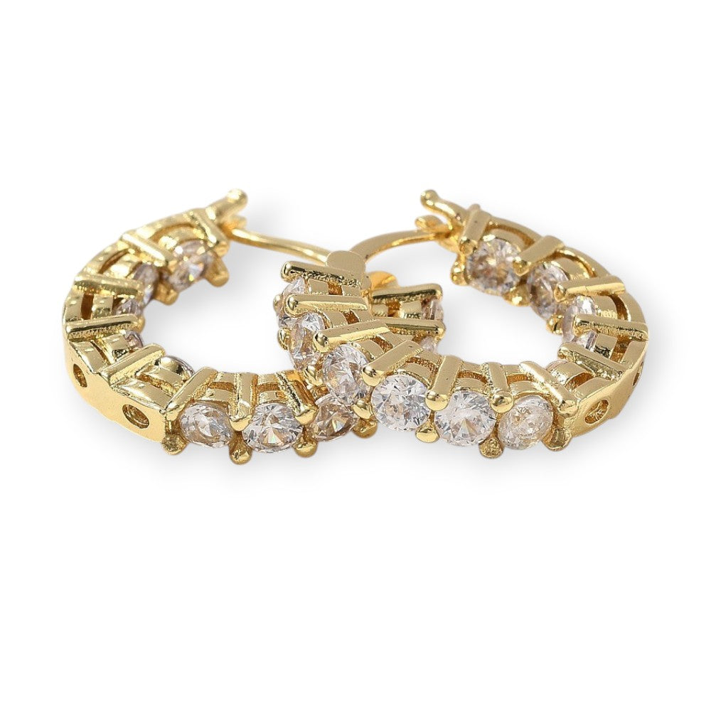 Raye Huggie Hoops | Gold