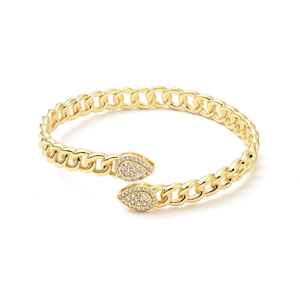 Aphrodite Open Cuff Bracelet | Gold