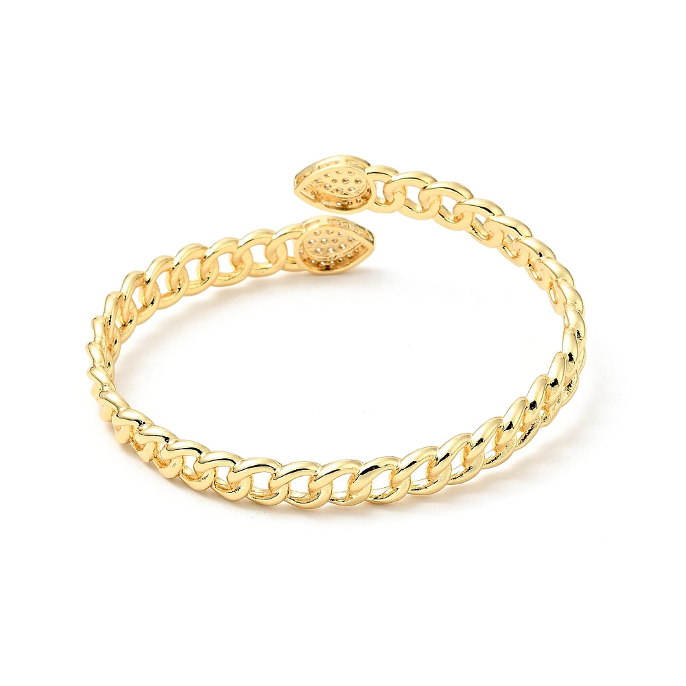 Aphrodite Open Cuff Bracelet | Gold