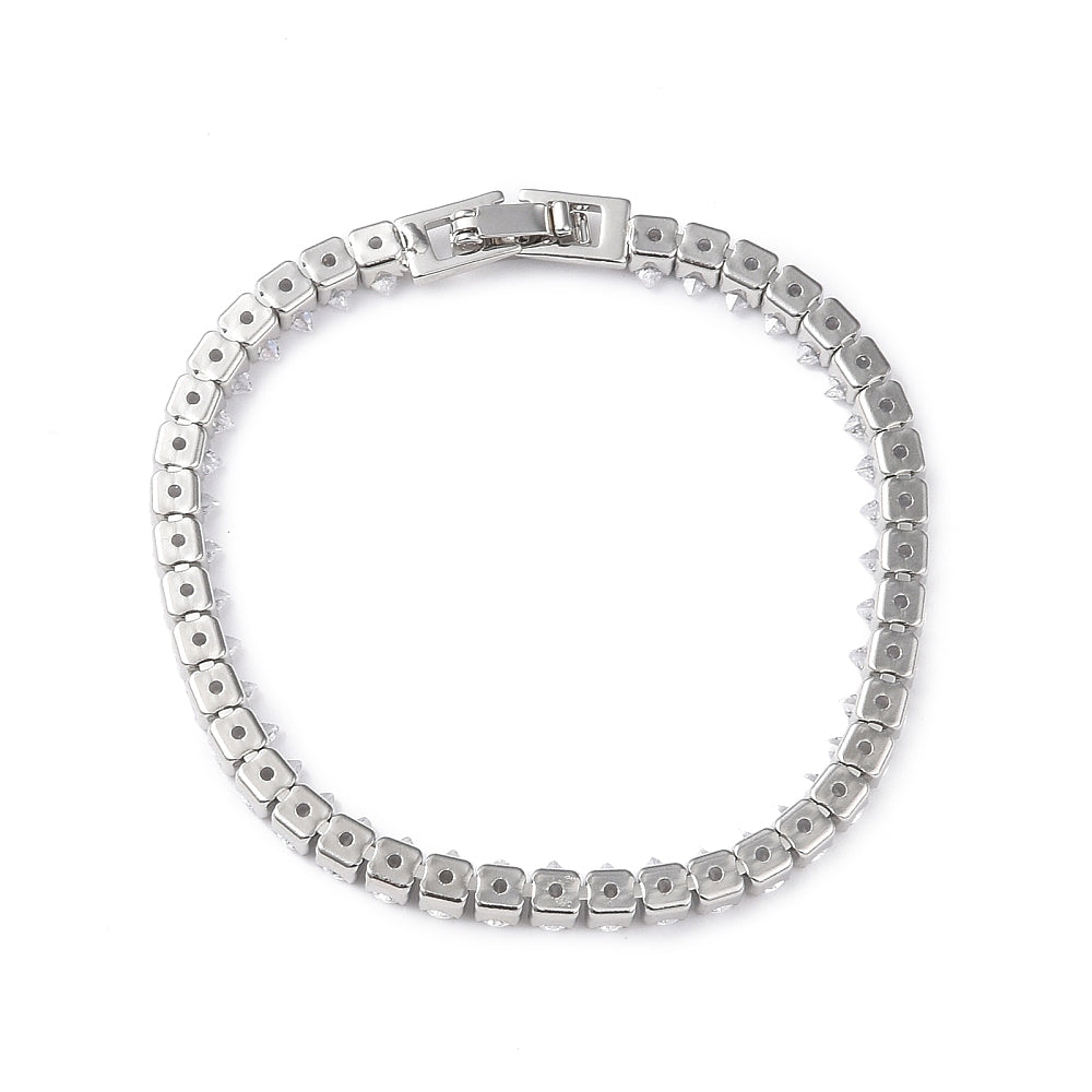 Tyra Tennis Bracelet | Silver